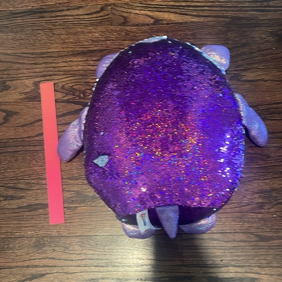 Shimmeez Oliver the Owl Plush / FLIP SEQUINS stuffed animal - Picture 8 of 9